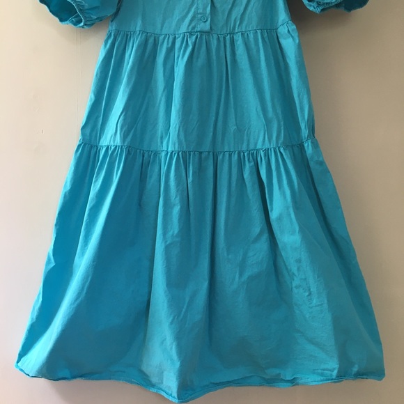 anthropologie AMADI puff sleeve tiered market dress - Picture 5 of 12